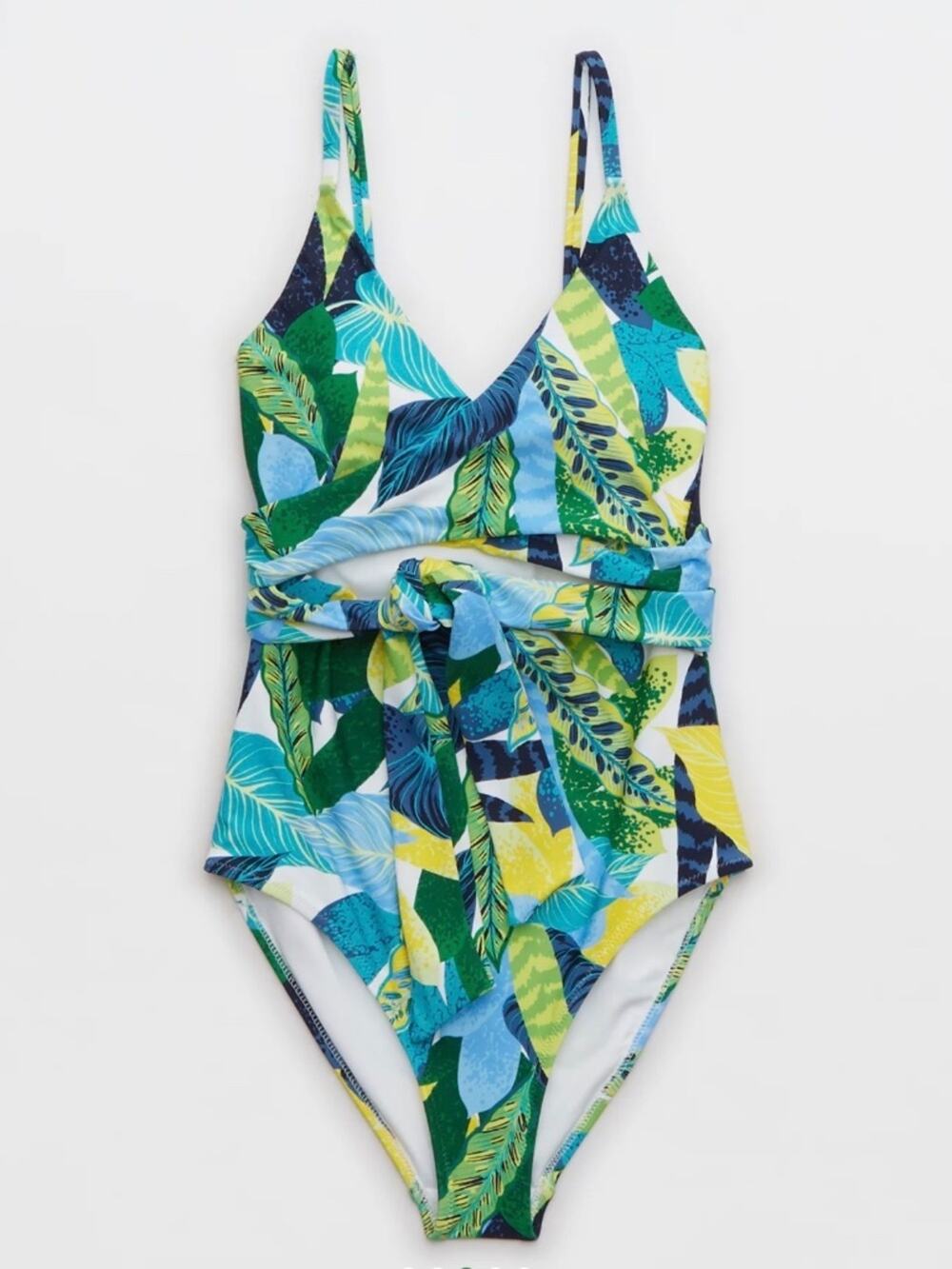 NWOT Women's Aerie One Piece Tropical Print Swimsuit - Size Medium